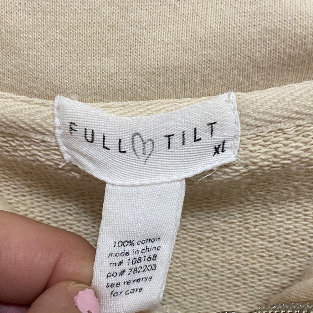 Pale Beige Quarter-Zip Sweater - Picture 5 of 7